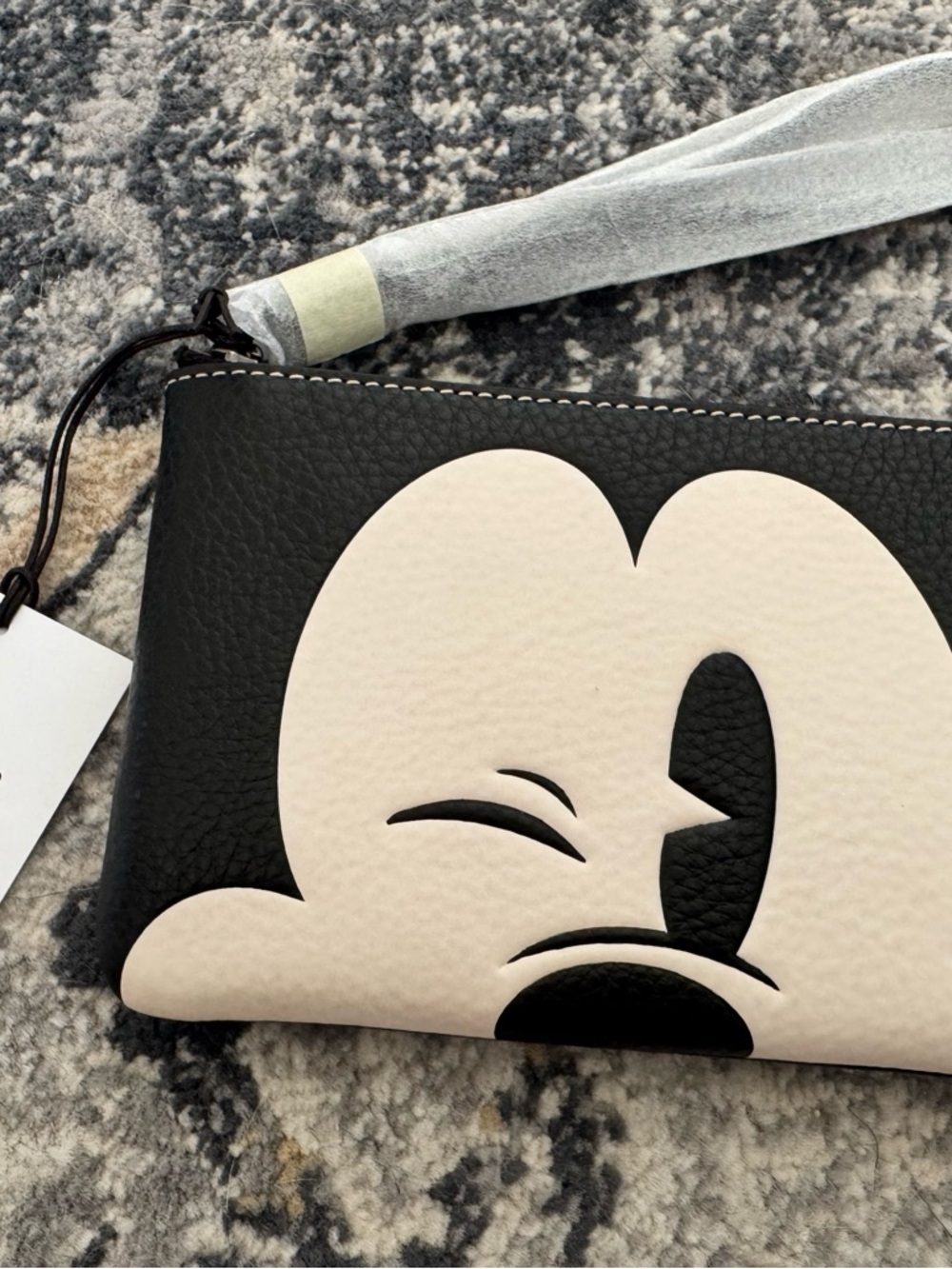 Disney x Coach Exclusive Mickey Mouse Wristlet